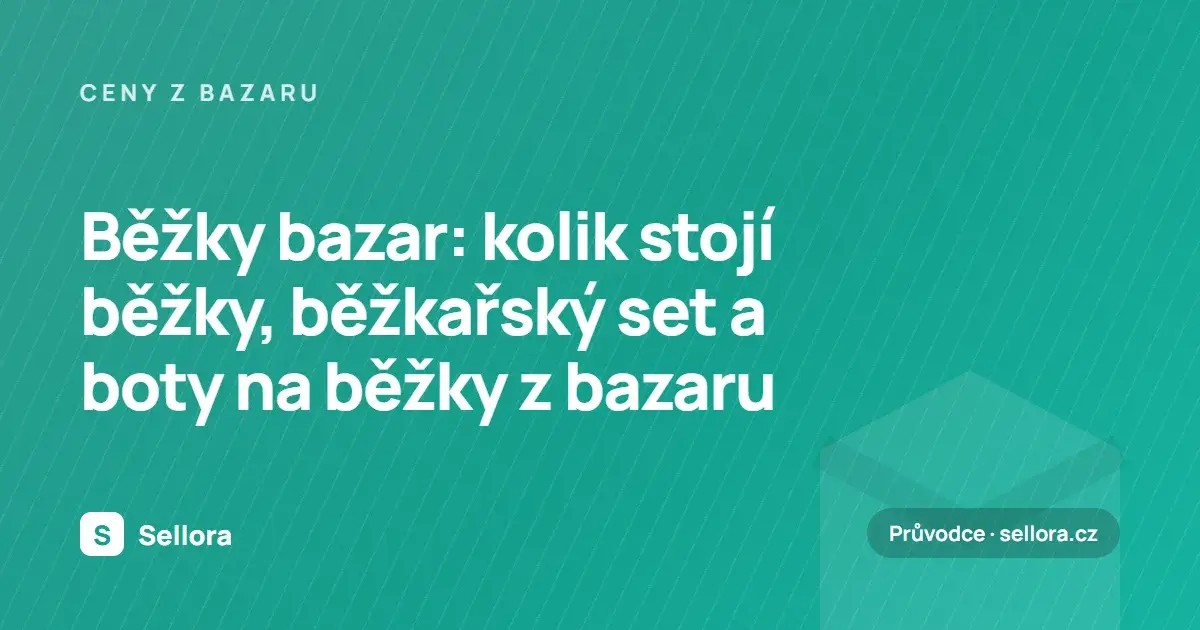 Běžky bazar: kolik stojí běžky, běžkařský set a boty na běžky z bazaru (2026)