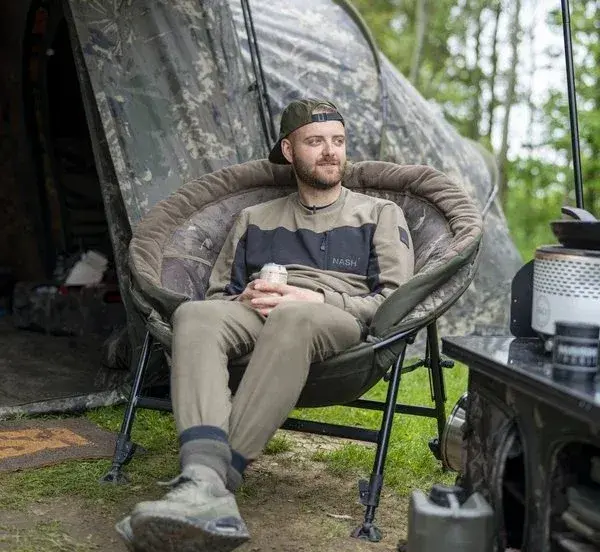 Nash Indulgence Moon Chair Deluxe + přehoz ZDARMA