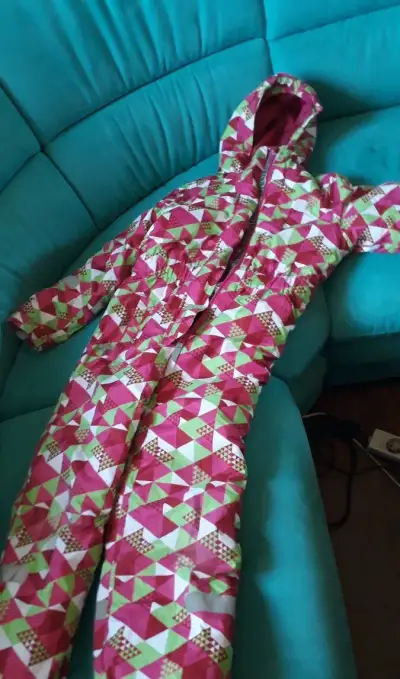 Dívčí zimní kvalitní kombinéza Loap vel.128
