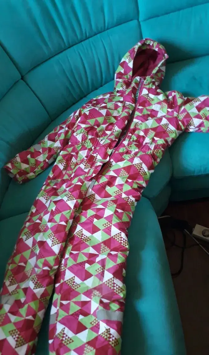 Dívčí zimní kvalitní kombinéza Loap vel.128