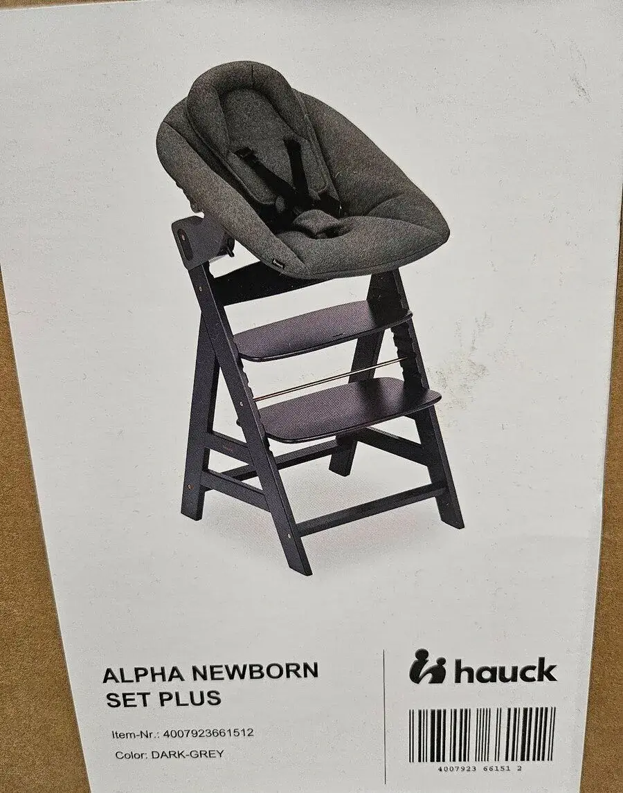 Hauck Alpha+ jídelní židle+newborn set