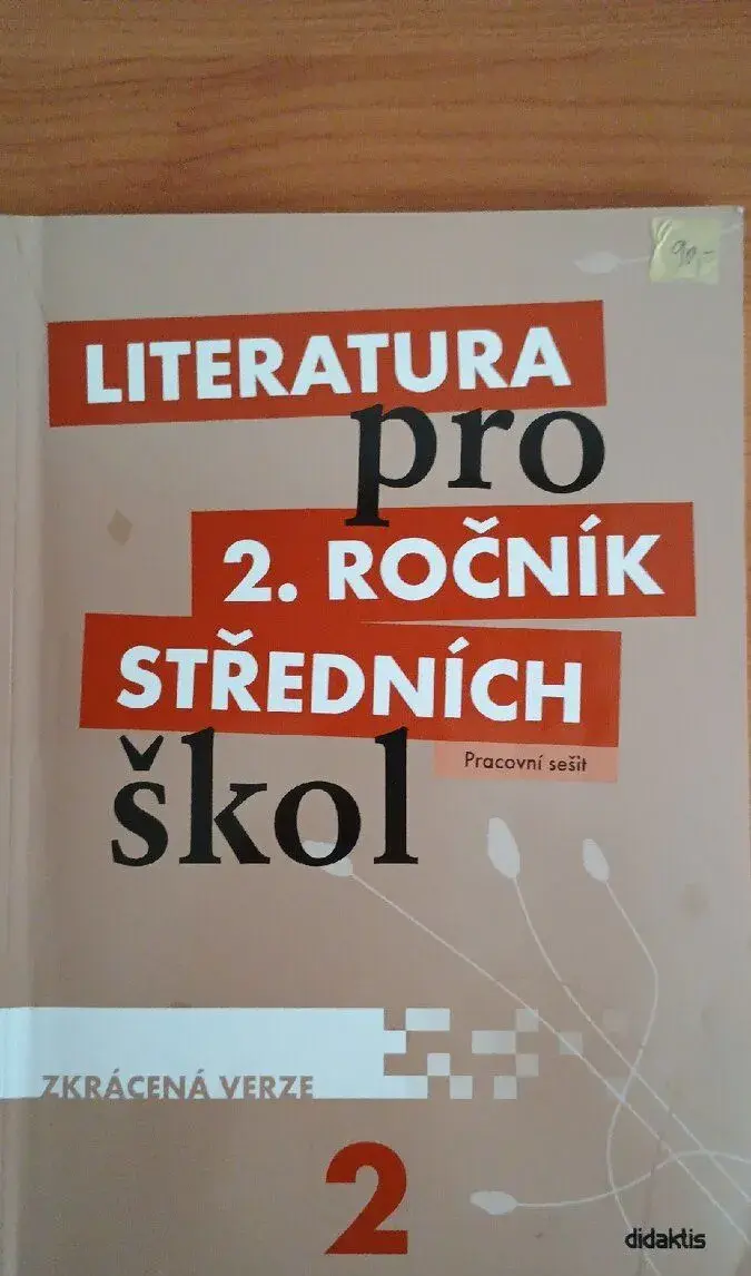 Literatura pro 2. ročník středních škol