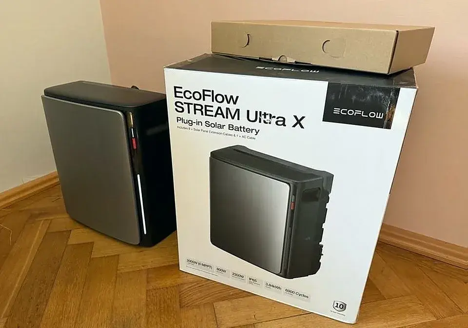 EcoFlow STREAM Ultra X – 3,84 kWh, jako nový