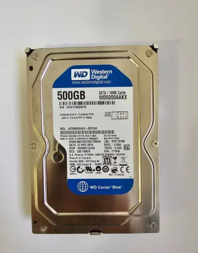Pevné disky Western Digital Blue 500GB