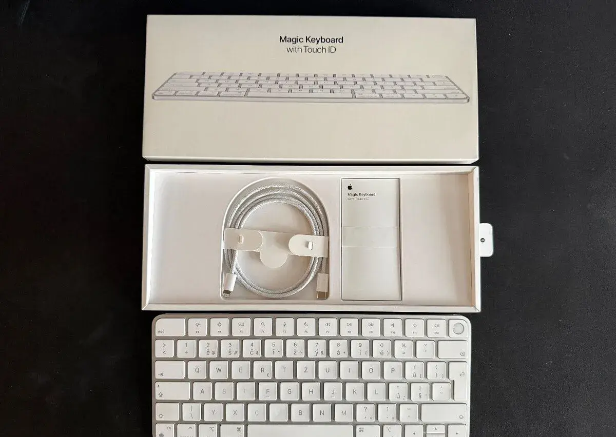 Apple Magic Keyboard s Touch ID CZ (MK293CZ/A) 100% funkční