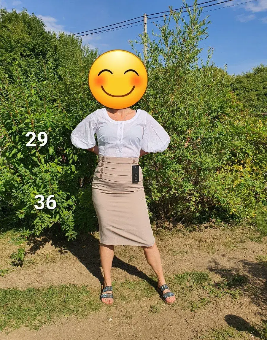 Dámská nejen společenská sukně Figl M036 ve více barvách