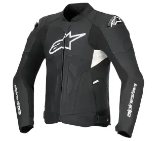 Kožená bunda Alpinestars Dusk Airflow black/white