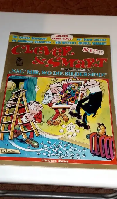 Clever a Smart německý komiks,jako nový 150kč