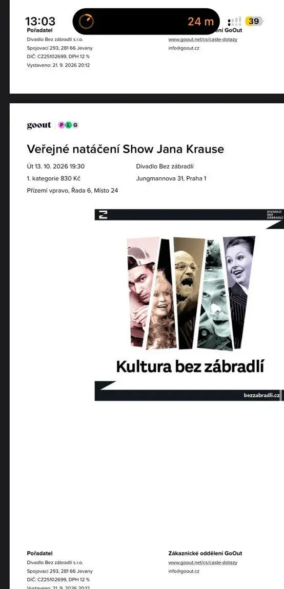Show Jana Krause 13.10. 19:30