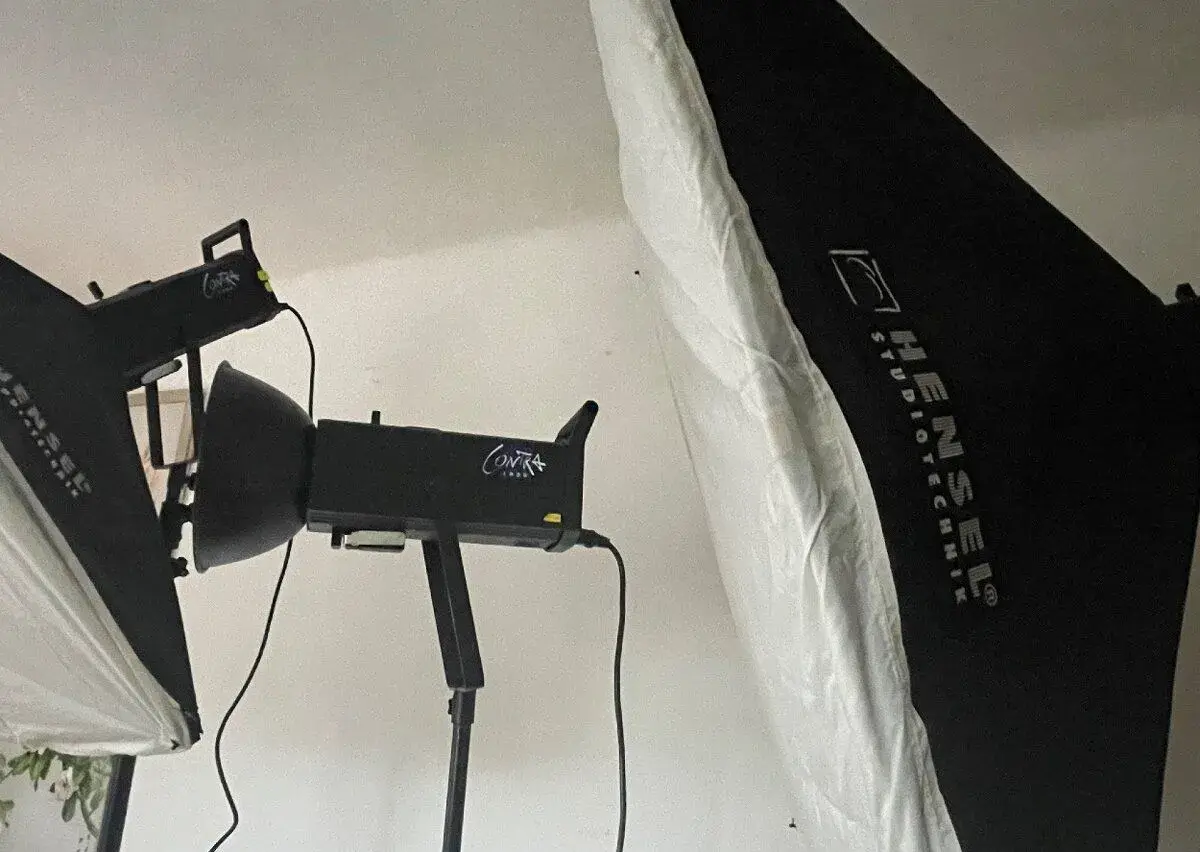Profi studiová sada 3x HENSEL Contra 1000W + kufr, stativy,