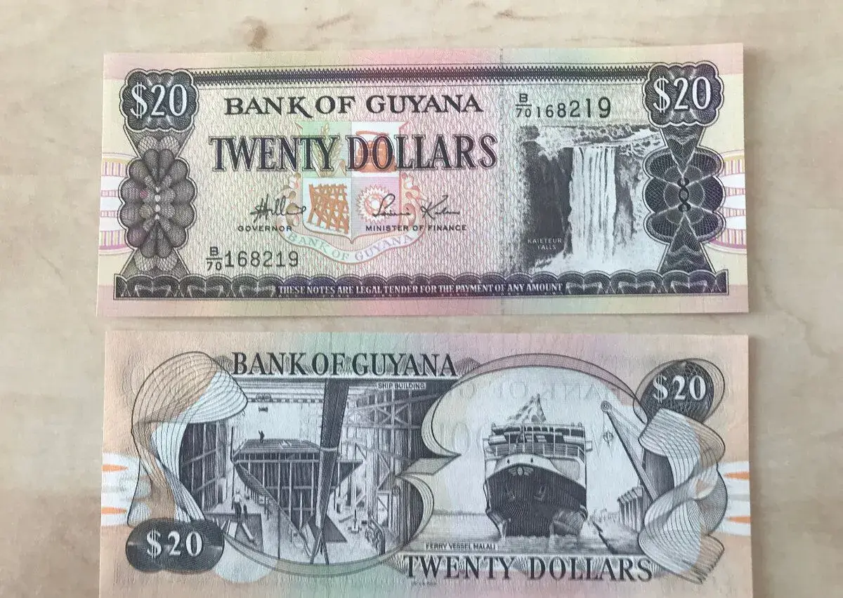 GUAYANA - 20 Dollars