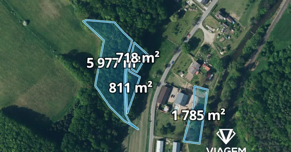 Les 9 291 m², Podíl 13 % o výměře 1 161 m²
