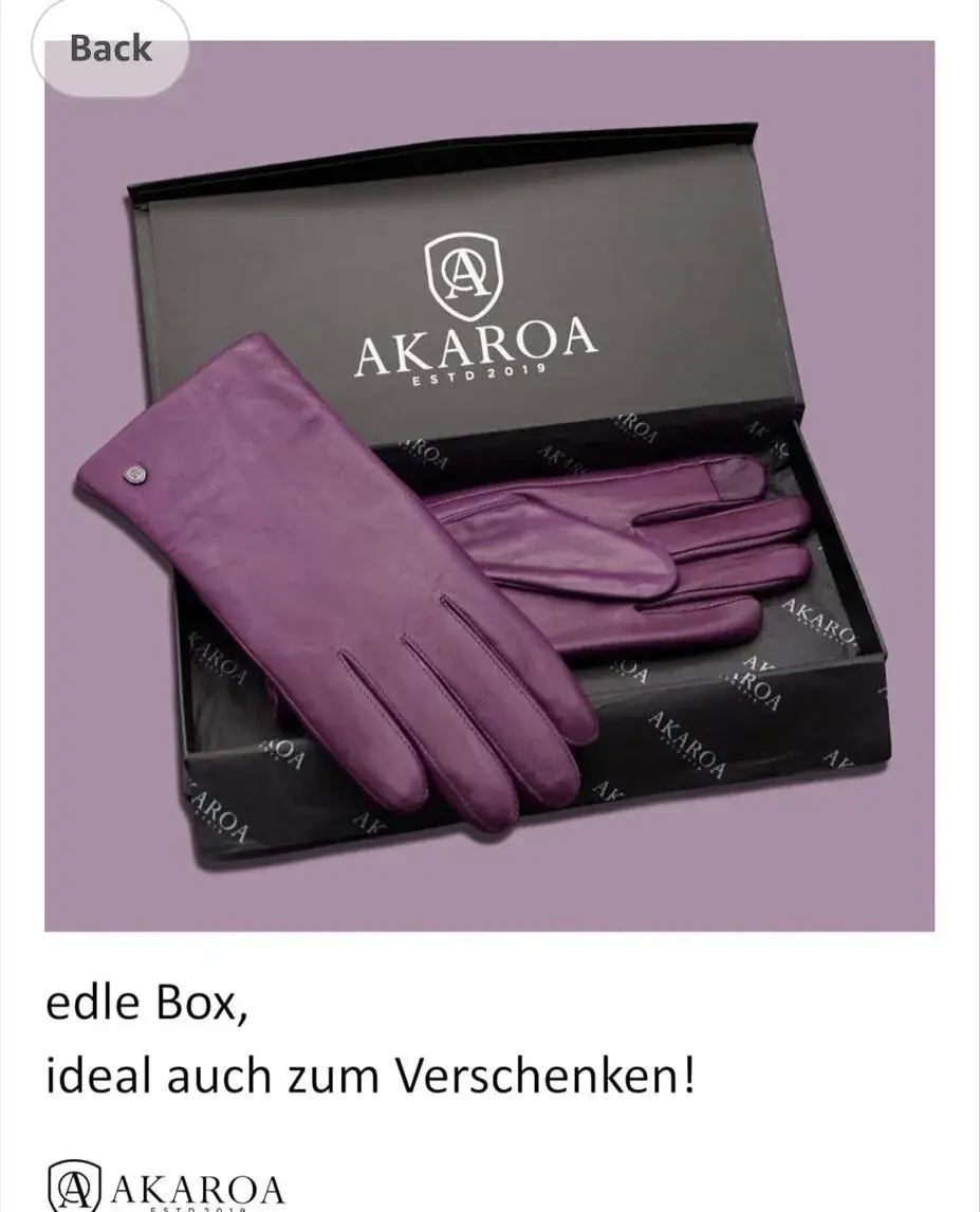 Dámské kožené rukavice, vel. S