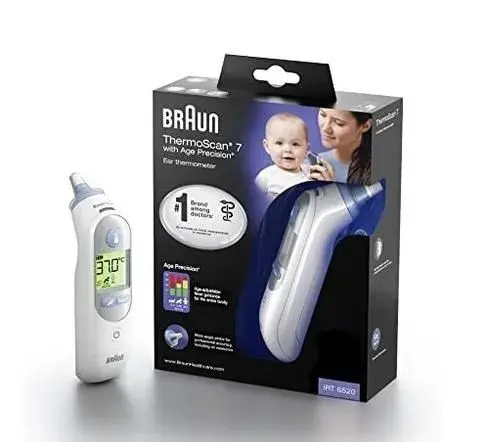 Teploměr Braun ThermoScan 7 původní cena 1200,-