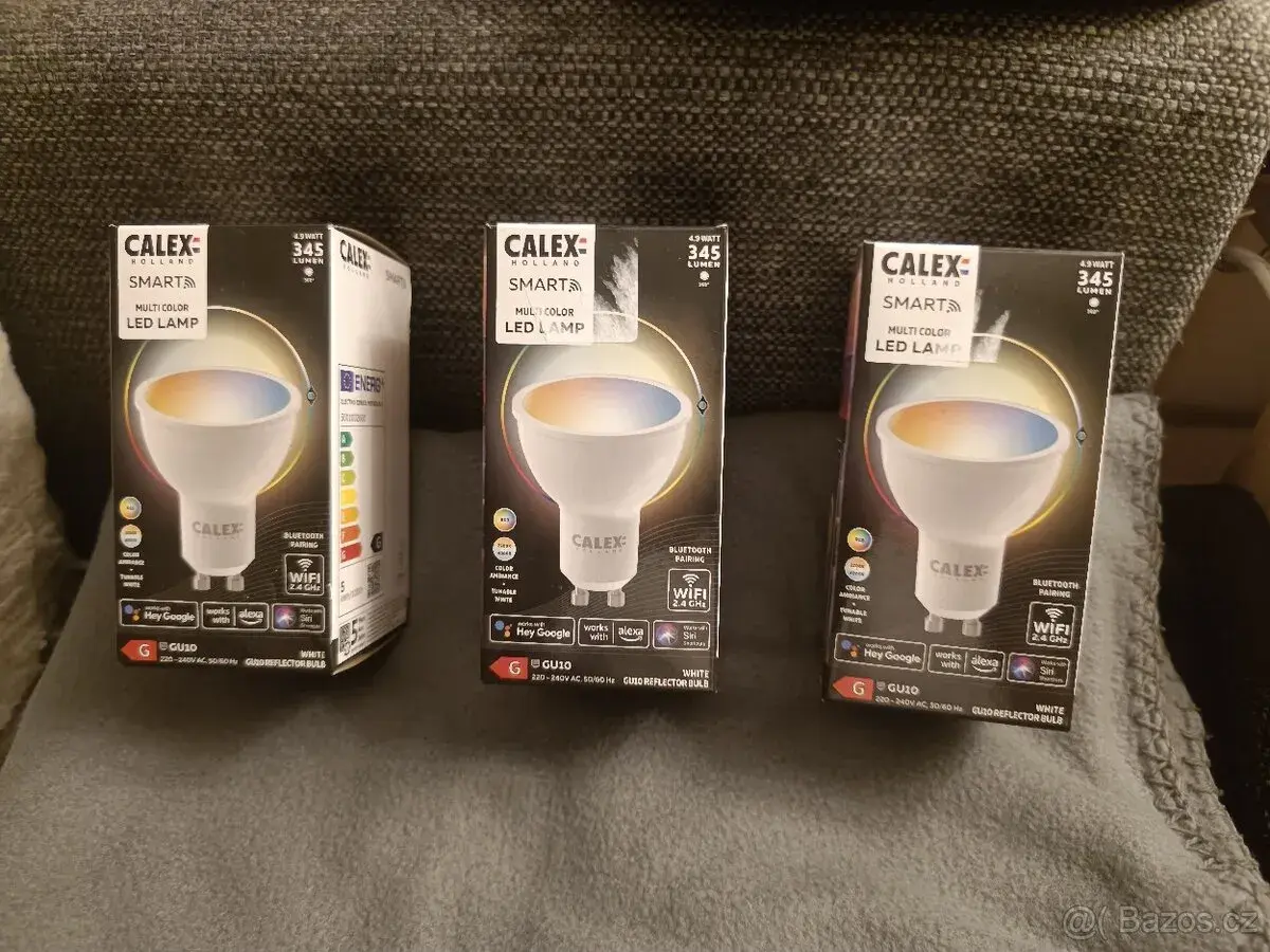 Calex Smart LED reflektor GU10 4,9W CCT RGB