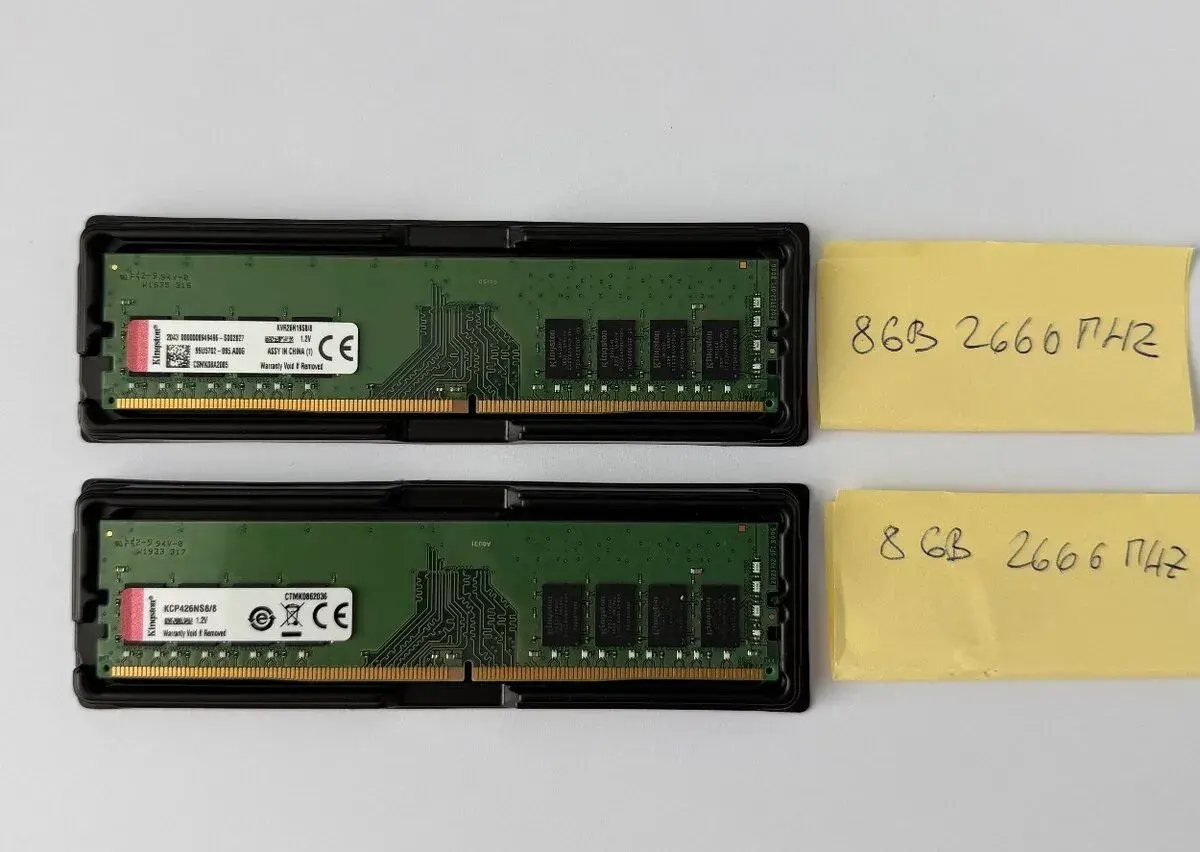 Kingston RAM 16 GB DDR4 2666 Mhz (2x8GB) záruka