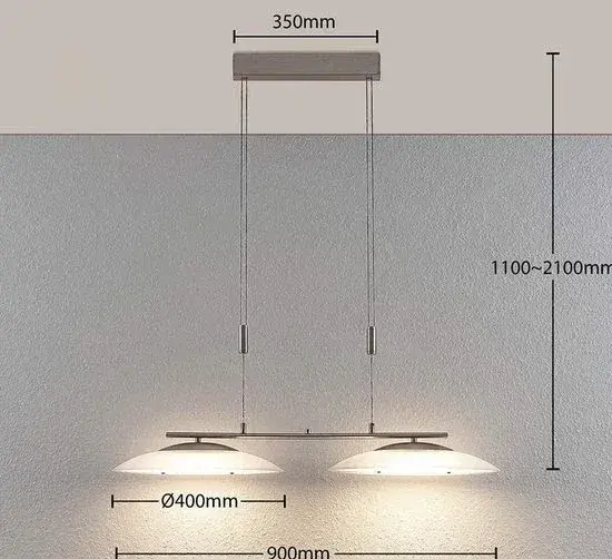 LED Stmívatelný lustr na lanku 2xLED/11,5W nový v krabici