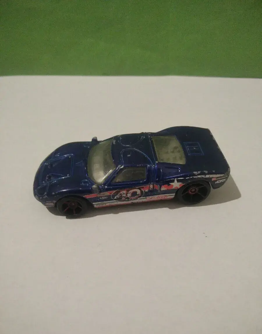 Modrý-angličák- Hot Wheels-Ford GT-40 Race car ( 1999) auto