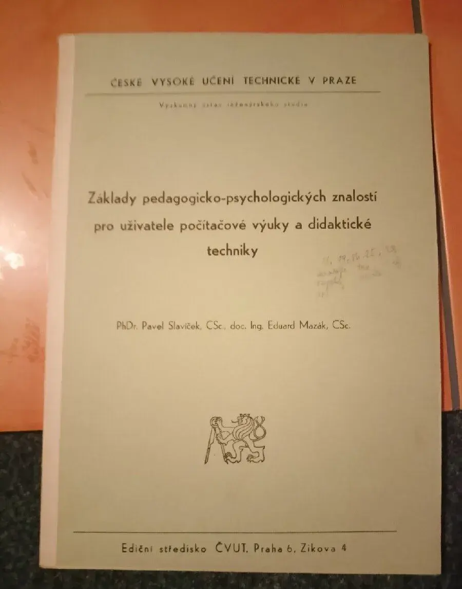 Základy pedagogických znalosti pro uživatele PC výuky a