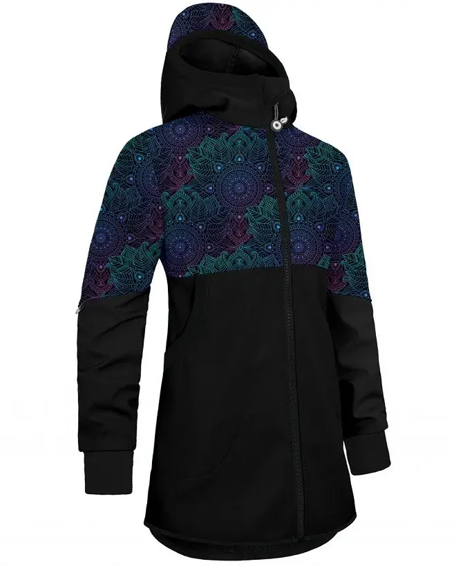 ☘️ SOFTSHELLOVÝ KABÁT Unuo MANDALA s fleecem vel. 128/134