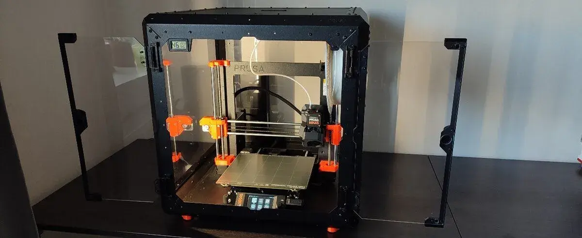Original Prusa Enclosure pro MK4/S + LED světlo, top stav