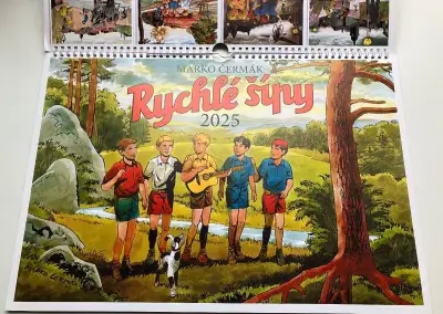 Kalendář Rychlé šípy 2025