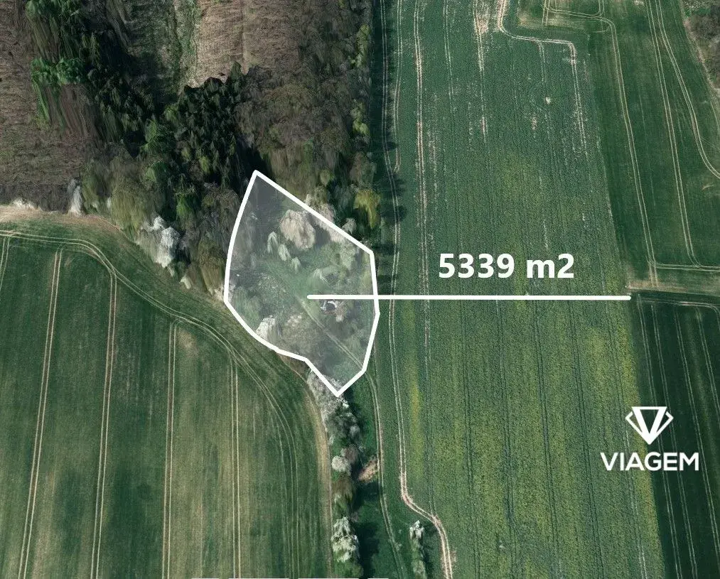 Zahrada 5 339 m², Podíl 33 % o výměře 1 780 m²