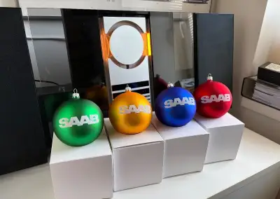 SAAB vánoční ozdoby