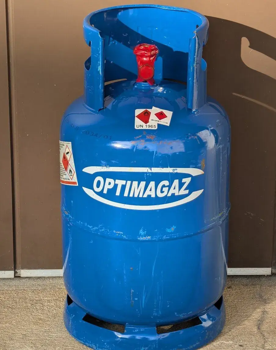 Plná, zaplombovaná PB láhev 10kg - čistý Propan