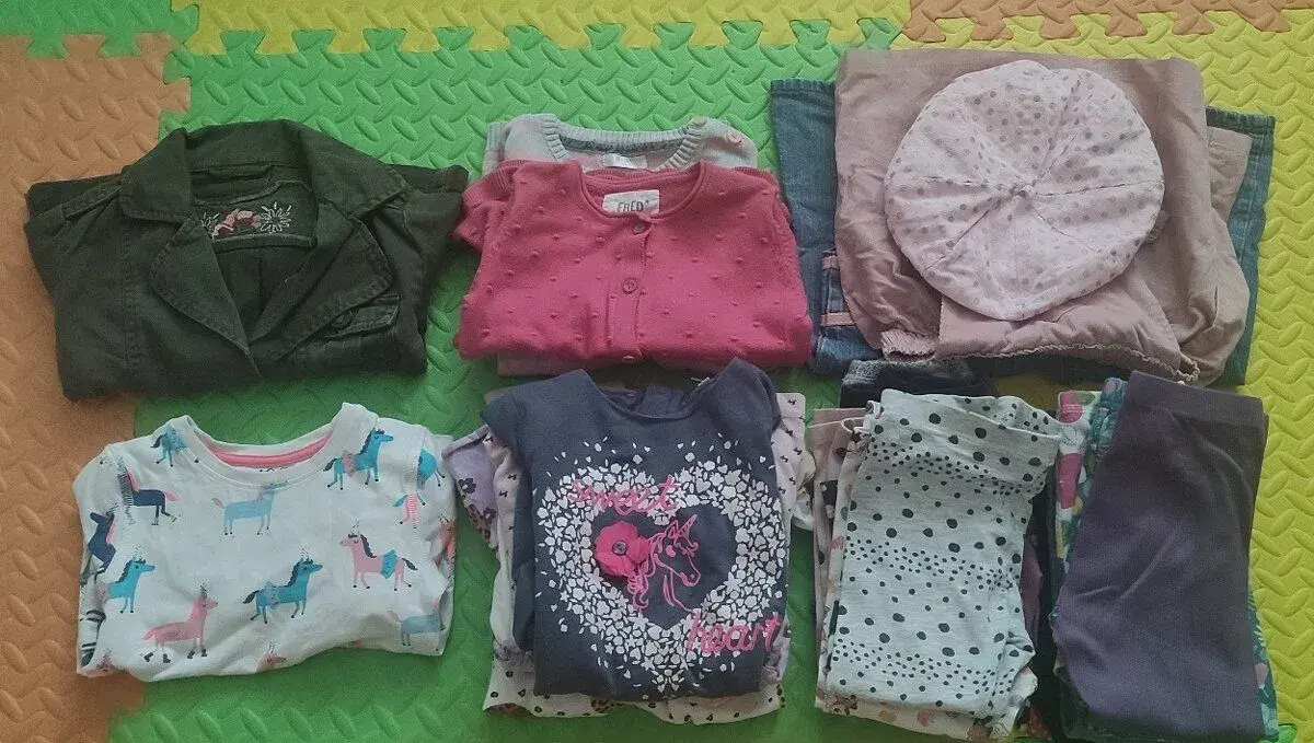 Dívčí oblečení 86/92 na teplejší podzim