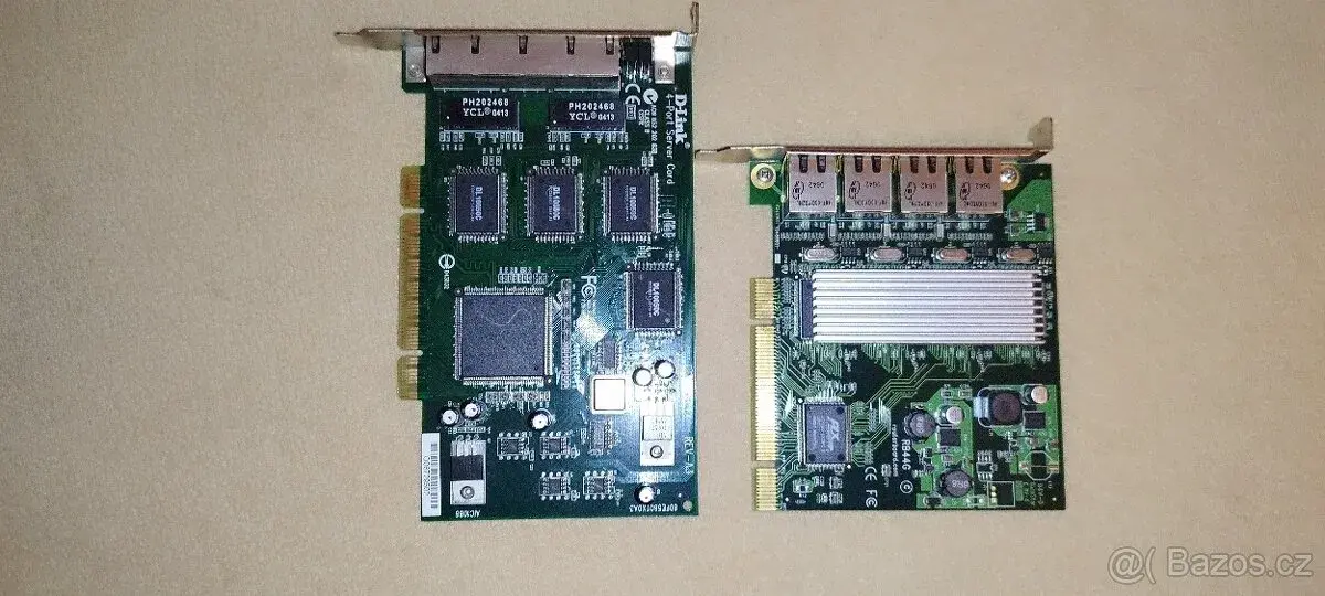 Síťové karty 4xRJ45 100/1000Mbps PCI