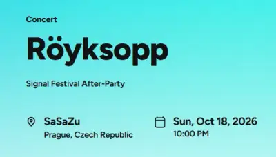 Röyksopp . dnes 18. 10. Praha za CENU