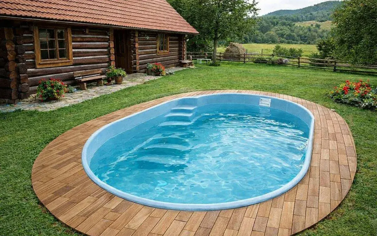 Bazén-sklolaminát-4,0x2,7x1,25 m nový nepoužitý