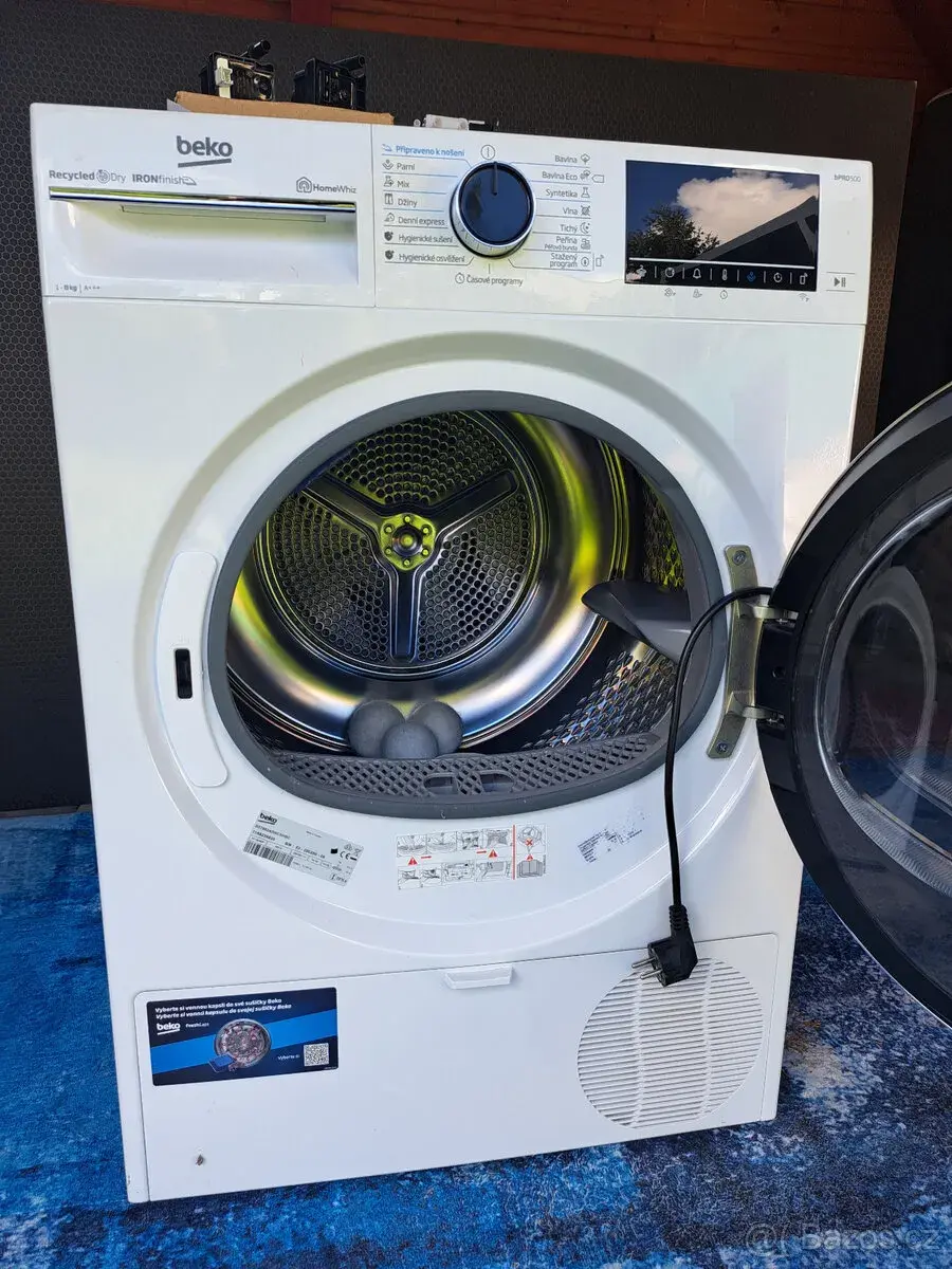 Sušička s tepelným čerpadlem BEKO na 8 kg prádla