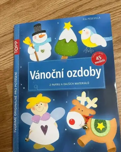 Kniha pro tvorbu s dětmi - Vánoční ozdoby