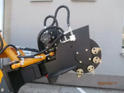 fréza na pařezy hydraulická na mini nakladače - super cena