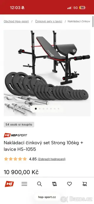 Lavice + příslušenství