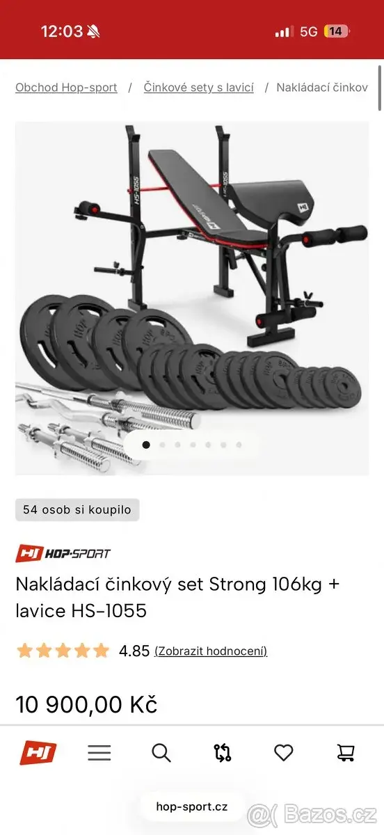 Lavice + příslušenství
