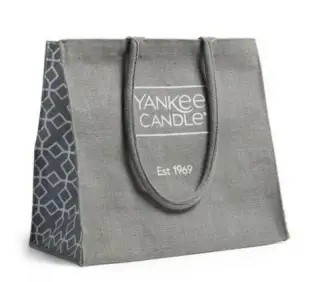 velká jutová taška Yankee Candle