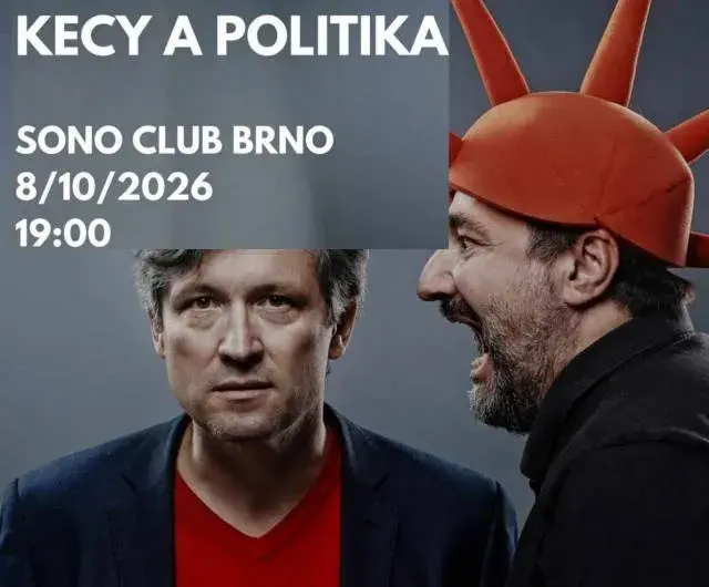 👍 Kecy a politika, Brno 8.10.2026 čt 19:00, 2 vstupenky
