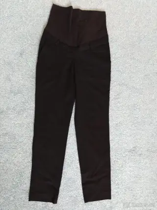 Těhotenské společenské kalhoty 36/38