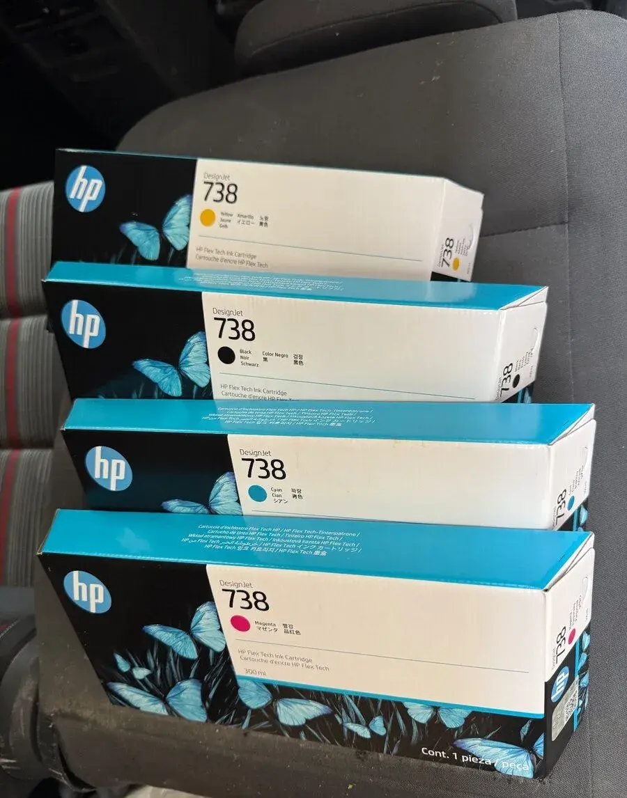 Originální cartride HP 738 (300ml) – sada/jednotlivě (Expir