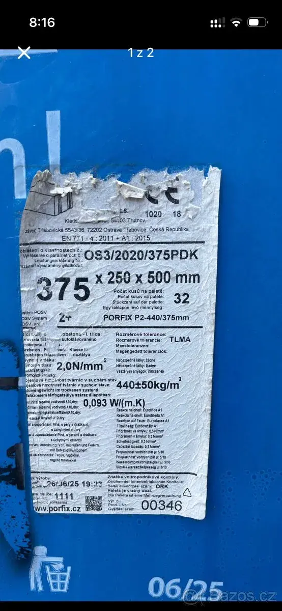 Tvárnice porfix PDK P2-440-500x375x250mm