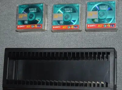 Minidisc MD minidisc box BEKO na 25 MD + 12x MD BASF/Emtec