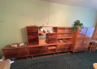 Retro obývací stěna 70. léta