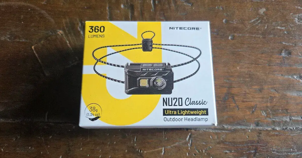 NITECORE NU20 Classic – nová nerozbalená čelovka