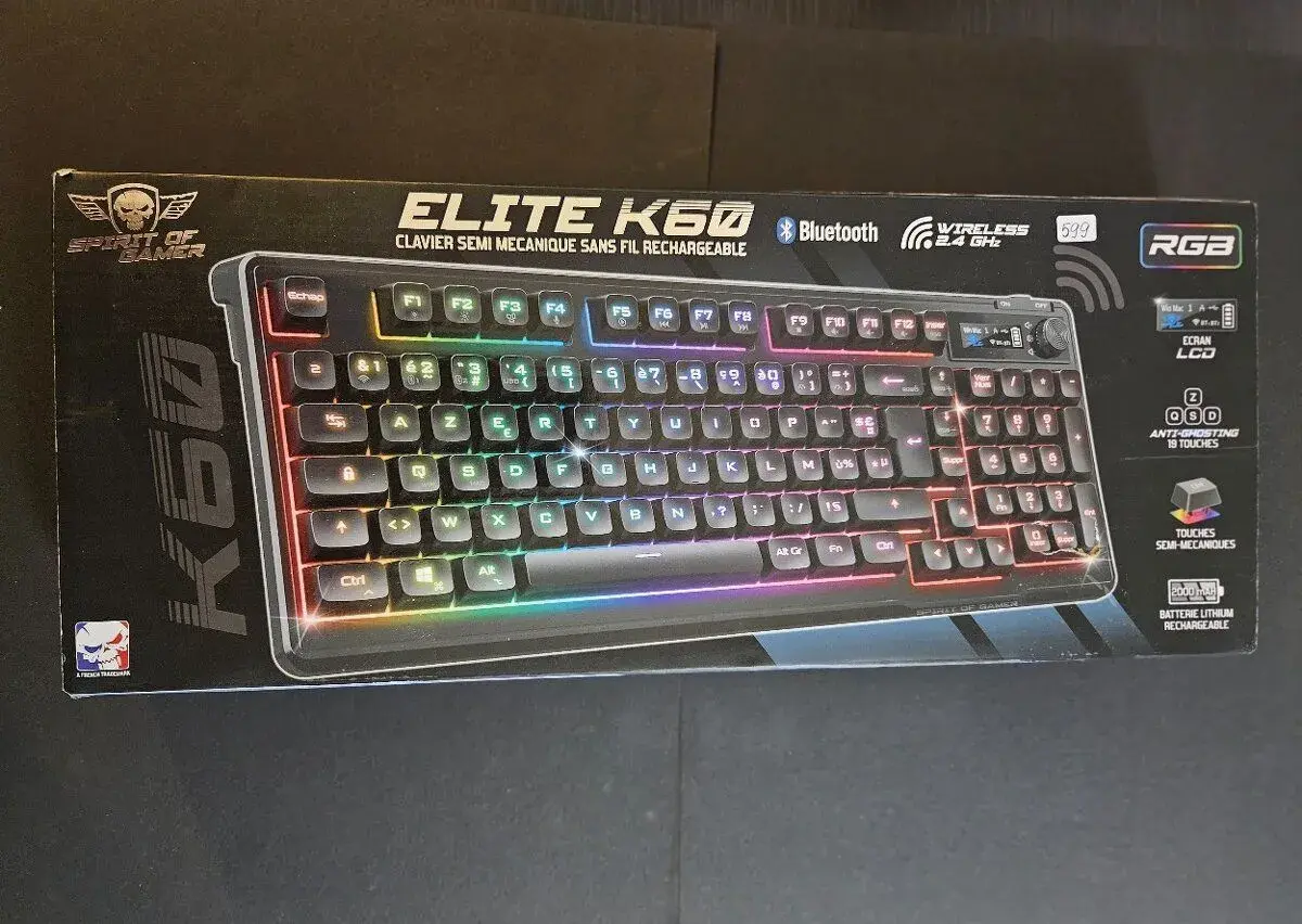 Nová klávesnice Spirit Of Gamer Elite K60