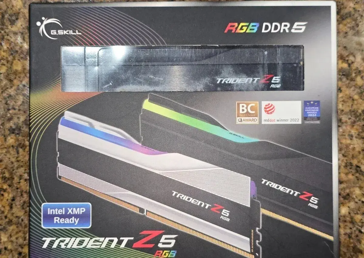 Nové RAM G.Skill Trident Z5 DDR5 32GB 7200Mhz CL34 (2x16GB),