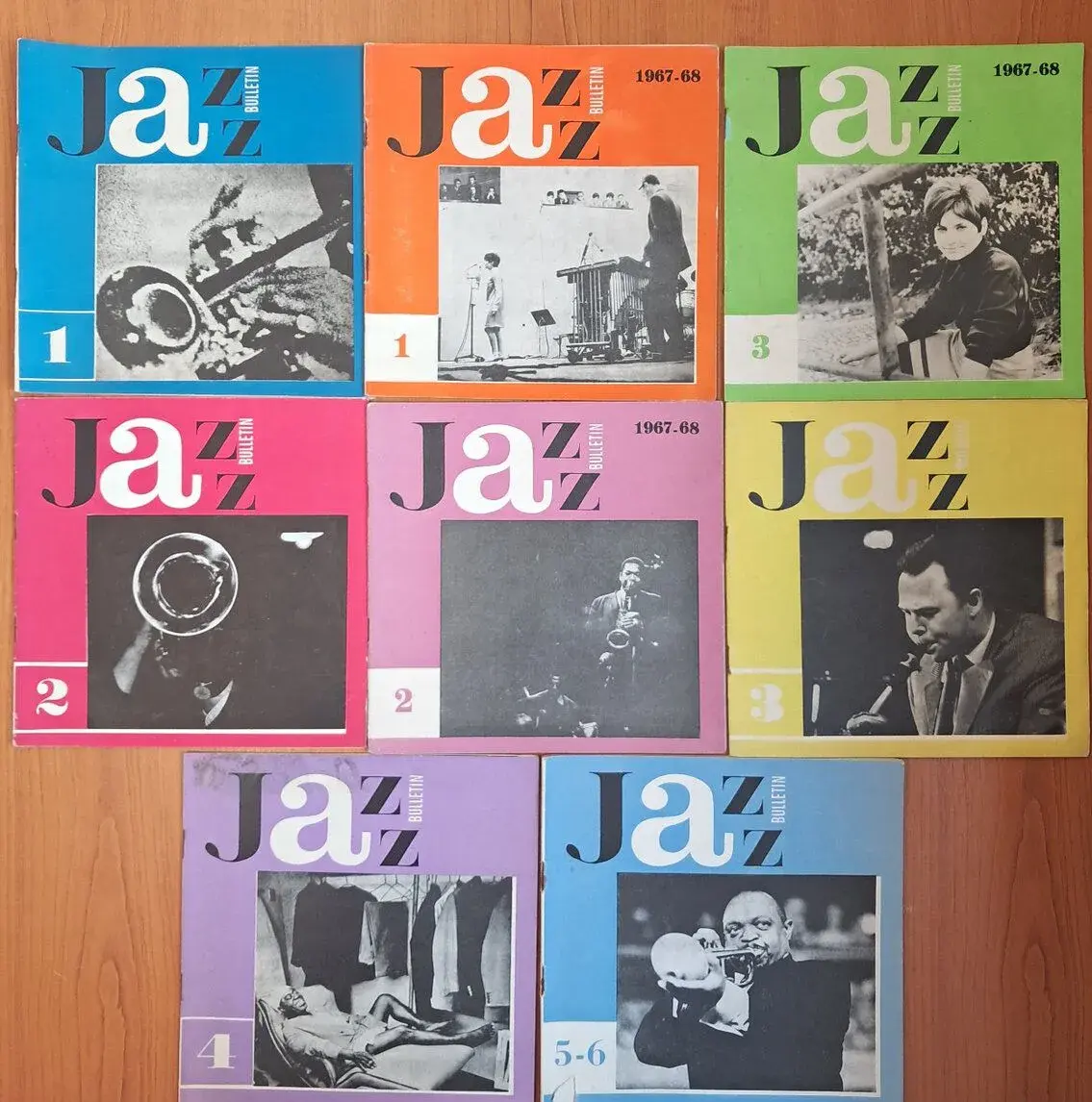 JAZZ BULLETIN, ročníky I - 1966, II - 1967-1968