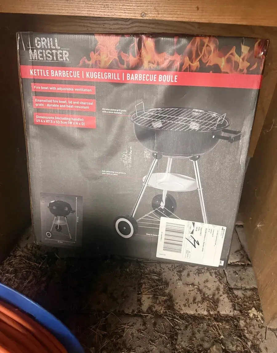 NOVÝ NEROZBALENÝ KOTLOVÝ GRIL GRILLMEISTER Ø 44 CM